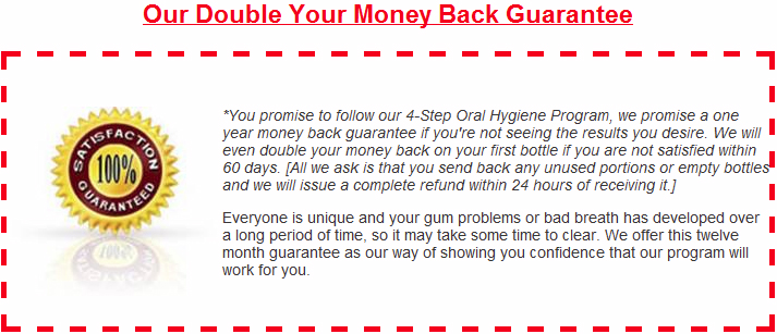 OraMD - Double Your Money Back Guarantee